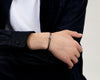bracelet cordon entrelacs noir le 3g